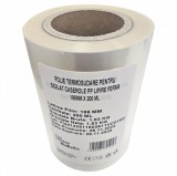 Folie termosudare pentru sigilat caserole PP, lipire ferma 185MM X 200 ML