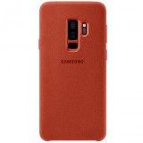 Husa Samsung G960 Galaxy S9 Alcantara EF-XG960AREGWW Rosu Blister Original