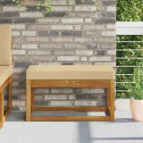 vidaXL Perna de Șezut pentru Exterior Bej 80 x 40 x 8 cm 900951