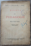 Revista de pedagogie// aprilie-iunie 1938