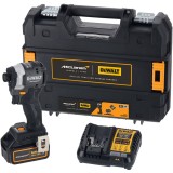 Masina de insurubat cu impact pe acumulator DeWALT DCF85MM1T, editie limitata McLaren, 18V XR, 1/4 inch, acumulator Li-Ion 4 Ah, motor fara perii, ilu