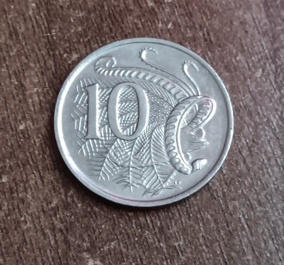 C50 - Moneda foarte veche - 10 centi - Australia - 1981 foto