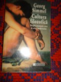 Cultura filozofica / despre aventura , sexe si criza modernului ( culegere de eseuri ) - Georg Simmel // 273 pagini