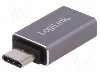 Cablu USB A soclu, USB C mufa, USB 2.0, USB 3.0, lungime {{Lungime cablu}}, {{Culoare izola&amp;amp;#355;ie}}, LOGILINK - AU0042 foto