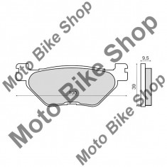 MBS Placute frana sinter Ymaha TDM 900 spate, Cod Produs: 225103133RM