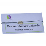Bratara therapy collection citrin tub 11mm x 6mm, Stonemania Bijou