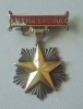 Ordinul Titlul de Mama Eroina, model R.P.R., prima varianta cu steaua din aur și placa din argint.