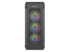 Carcasa genesis irid 505 v2 mid tower argb negru tempered glass sloturi expansiune 8 drive