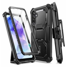 Husa pentru samsung galaxy a55 5g si folie, i-blason armorbox, black foto