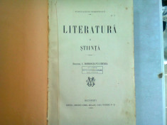 LITERATURA SI STIINTA - C. DOBROGEANU GHEREA NR.2/1894 (CU EX LIBRIS) foto