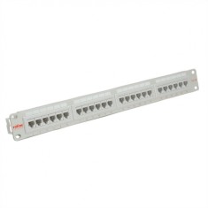 Patch Panel UTP Cat.5e, 24 porturi, gri, Roline 26.11.0347