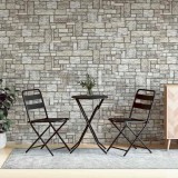 vidaXL Panouri de perete 3D, model cărămidă, gri, 10 buc., EPS 147205