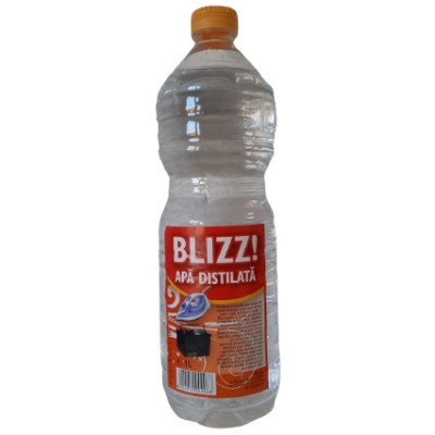 Apa distilata, apa demineralizata, 1l, BLIZZ foto