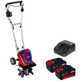 Einhell GE-CR 30 Li PXC + Twinpack + 4514095 - Sapatoare 300 mm + Set 2 acumulatori si incarcator Li-Ion 18 V 4 Ah