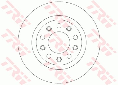 TRW DF8070 Disc frana foto