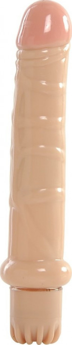 Vibrator Ciclonul 7, Multispeed, PVC, Natural, 17 cm