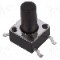 Microintrerupator, 6x6mm, OFF-(ON), SPST-NO, SCHURTER - 1301.9319