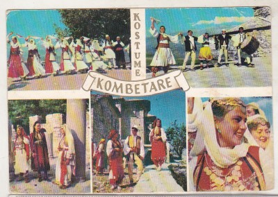 bnk cp Albania - Costume populare - uzata foto