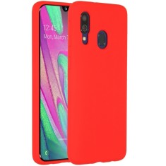 Husa Samsung Galaxy A40 Rosu Silicon Slim protectie Premium Carcasa