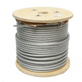 Cablu otel galvanizat fi 10mm, fire 6x37, sarcina maxima 5220Kg, greutate 34.6Kg, 100m/rola