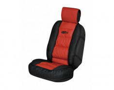 Husa scaun auto Race Sport Rosu cu suport lombar pentru scaunele din fata , 1 buc. Kft Auto foto