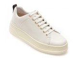 Cumpara ieftin Pantofi sport GEOX albi, D46WVA, din piele naturala