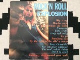 rock'n roll explosion compilatie disc vinyl lp muzica rock &amp; roll funk rhythm &amp; blues rockabilly joker records made in italy 1972 VG