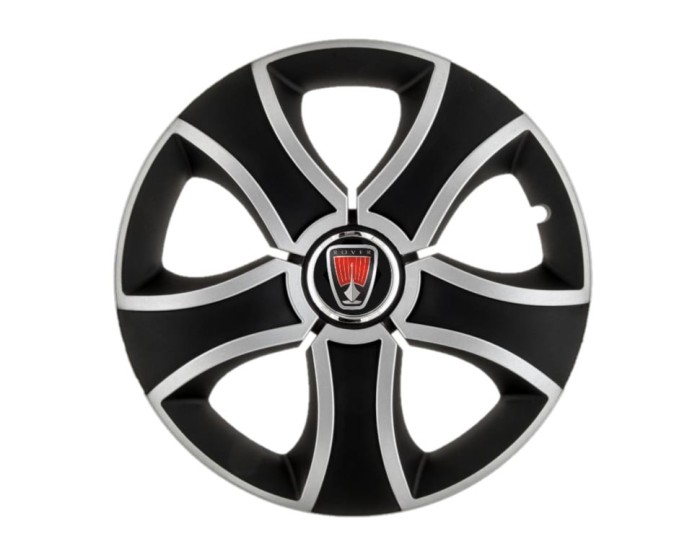 Set 4 capace roti Bis Gri-Negru R16 pentru gama auto Range Rover