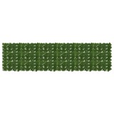vidaXL Ecran de balcon cu frunze Verde 300 x 75 cm 42040653