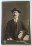 ATELIER FOTO ' HIGH LIFE ' S. KORN , BUCURESTI , DOMN CU PALARIE , FOTOGRAFIE CABINET , CCA. 1900