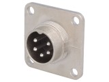 Conector M16 Soclu Tată 5 PIN 5A 300V IP67 - AMPHENOL C091D