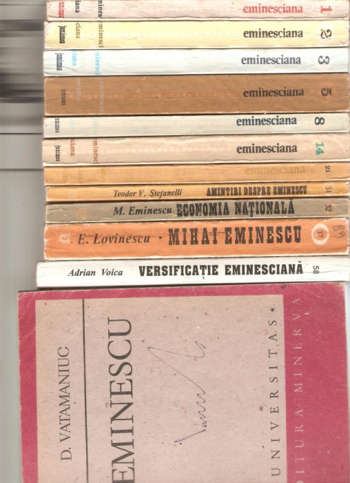 Colectia Eminesciana 21 carti