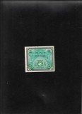Franta 2 francs franci 1944 seria77875152 comandament militar aliat xf-aunc