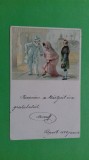 Litho Budapesta Circ Circus Clown 1899 Litografie, Circulata, Ungaria, Printata