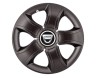 Set 4 capace roti Bis Negru R16 pentru gama auto Dacia, Autohelix MSA