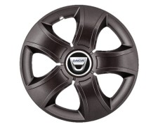 Set 4 capace roti Bis Negru R16 pentru gama auto Dacia