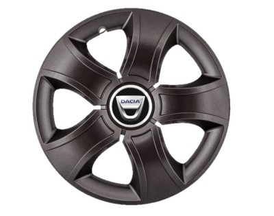Set 4 capace roti Bis Negru R16 pentru gama auto Dacia foto