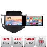 Navigatie Chevrolet Cruze 2009- Kit-045 Edotec 2 ecrane 8 core 4+128 21.6 inch Incell android Wifi 5Ghz gps internet CarStore Technology