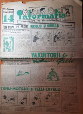 ziarul informatia copiilor si tineretului 14 aprilie 1940 foto