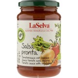 Sos rosii cu legume Salsa Pronta Laselva Bio Vegan Italia 500g - Gata de servit, fara zahar adaugat, alergen: telina