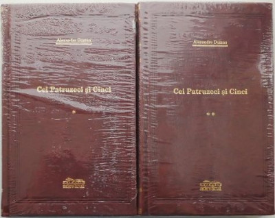Cei patruzeci si cinci (2 volume) &amp;ndash; Alexandre Dumas (editia Adevarul de lux) (nu este in folie) foto