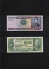 Set Bolivia 1 + 5 centavos de bolivianos pe 10000 + 50000 pesos bolivianos unc, America Centrala si de Sud