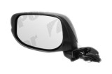 Oglinda exterioara Honda Jazz/Fit (Ge), 10.2008-01.2011, partea Dreapta, culoare sticla crom , sticla convexa, cu carcasa grunduita, ajustare electri