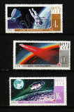 Rusia, URSS, 1967 | Ziua cosmonauticii - Leonov, Luna 10 - Cosmos | MNH | aph, Spatiu, Nestampilat