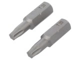 Capăt de şurubelniţă Torx TX20 25mm 2buc