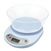 Cantar Bucatarie Digital 5kg cu Bol, Afisaj LCD, Precizie 1g, Indicator Supraincarcare, Alimentare Baterii