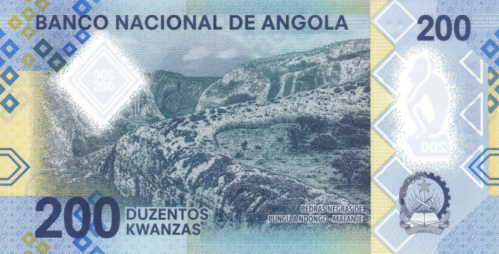 Bancnota Angola, 200 Kwanzas 2020 (polimer), UNC