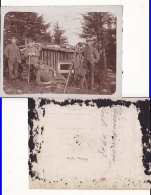 Carpati -soldati germani, tipuri, rara-militara WWI, WK1 foto