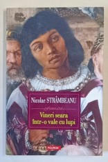 VINERI SEARA INTR- O VALE CU LUPI de NICOLAE STRAMBEANU , roman , 2016