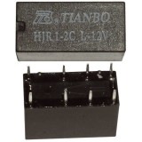 12VDC 1A-120V RELEU 720R 20X10X11 HJR1-2C-L-12VDC TIANBO